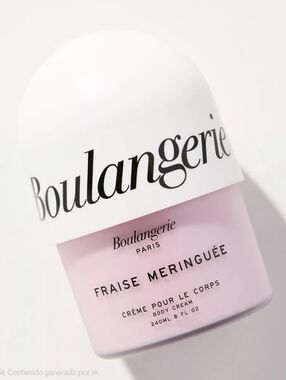 Urban Outfitters Boulangerie Fraise Meringuée Body Cream - White & Light Pink